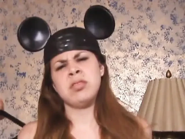 Hot girl gets pegged and gagged while in bondage