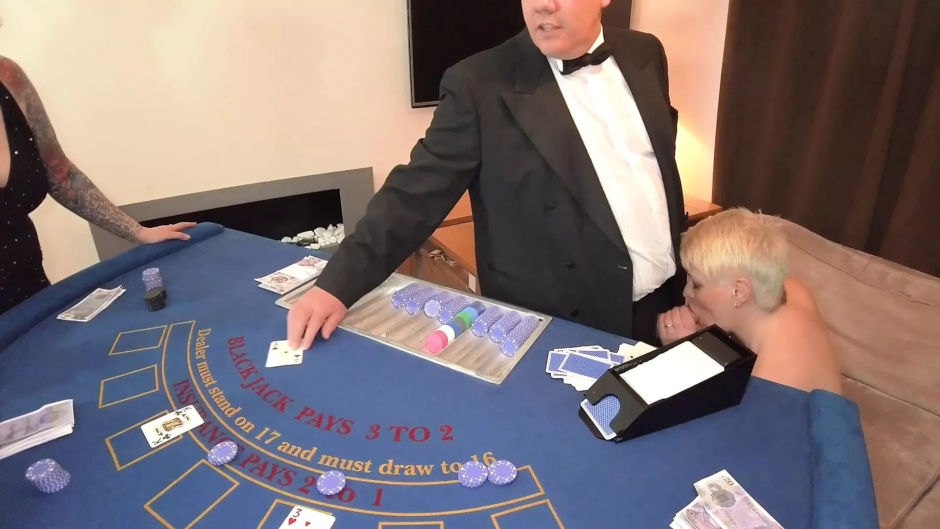 Casino Blackjack Sucking and Fucking