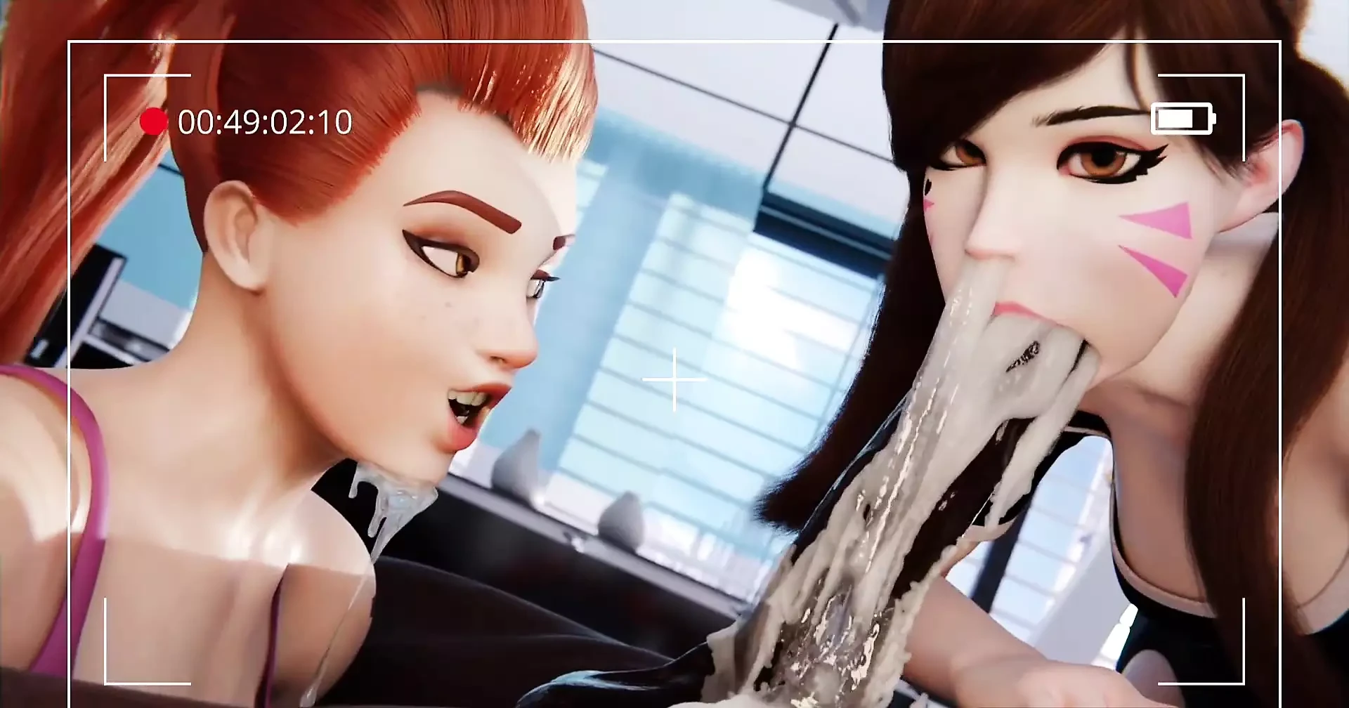 Overwatch Dva Deepthroat Black Cock Huge Cumshot Brigitte Sucking Big Balls