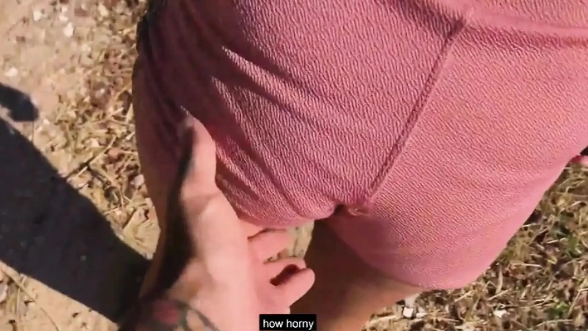 Young amateur caught red-handed with tattooed