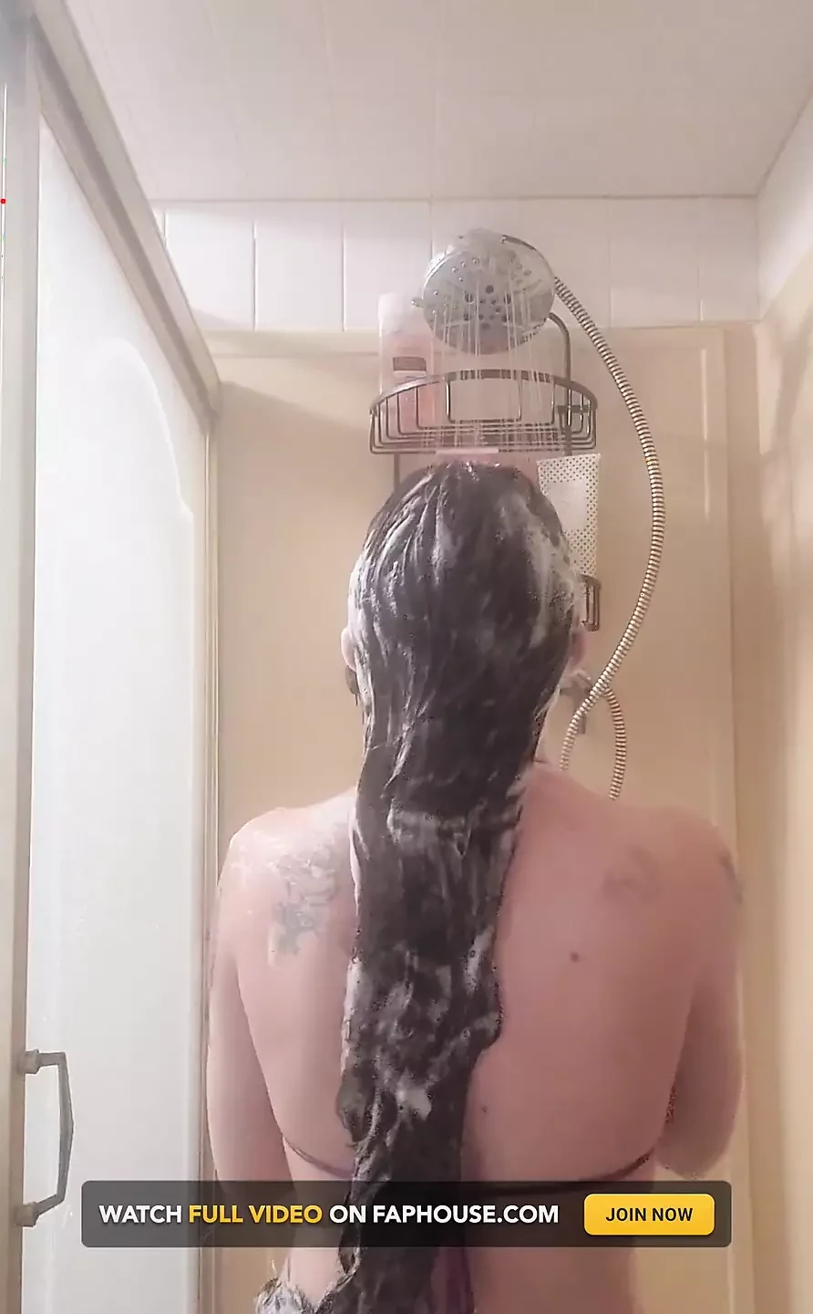 For All My Hair Lovers Watch as I Wash It All in the Shower