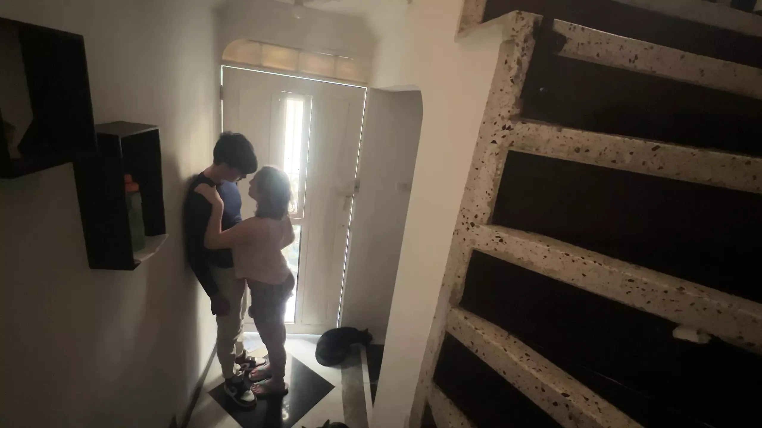 WHEN MY NEIGHBOR VISITS ME