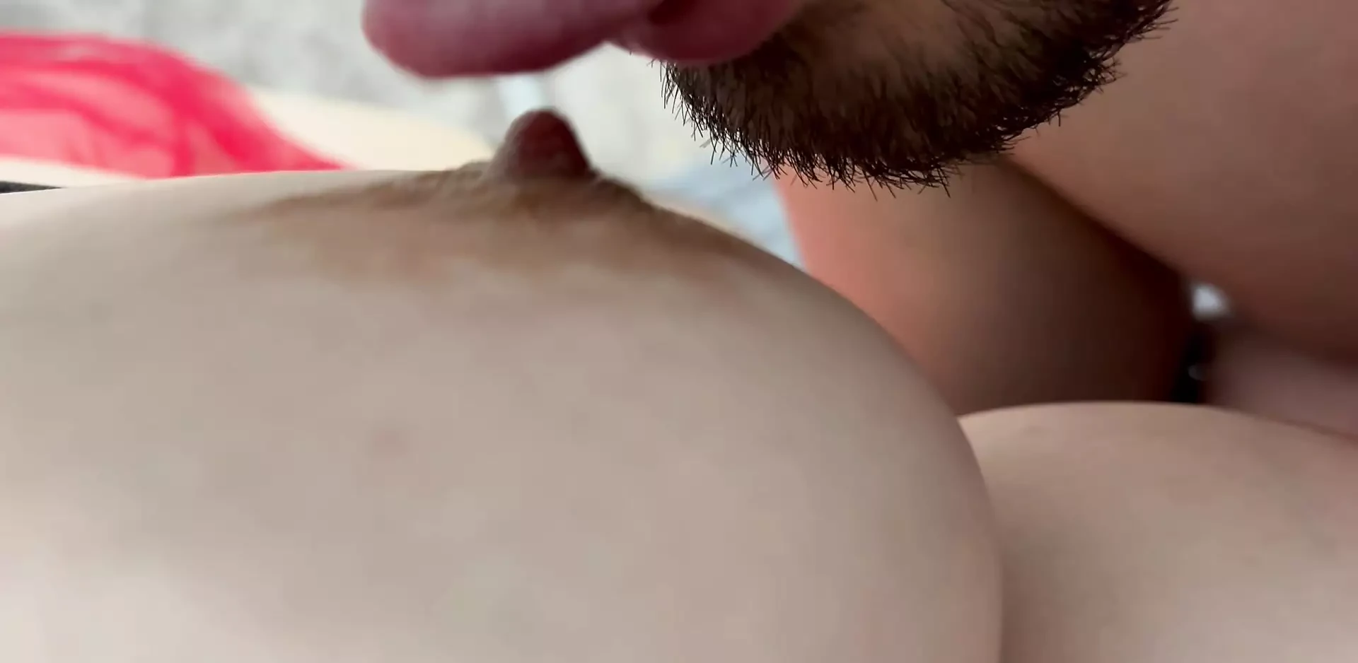 bearded man brought me to a shaking orgasm through my tits