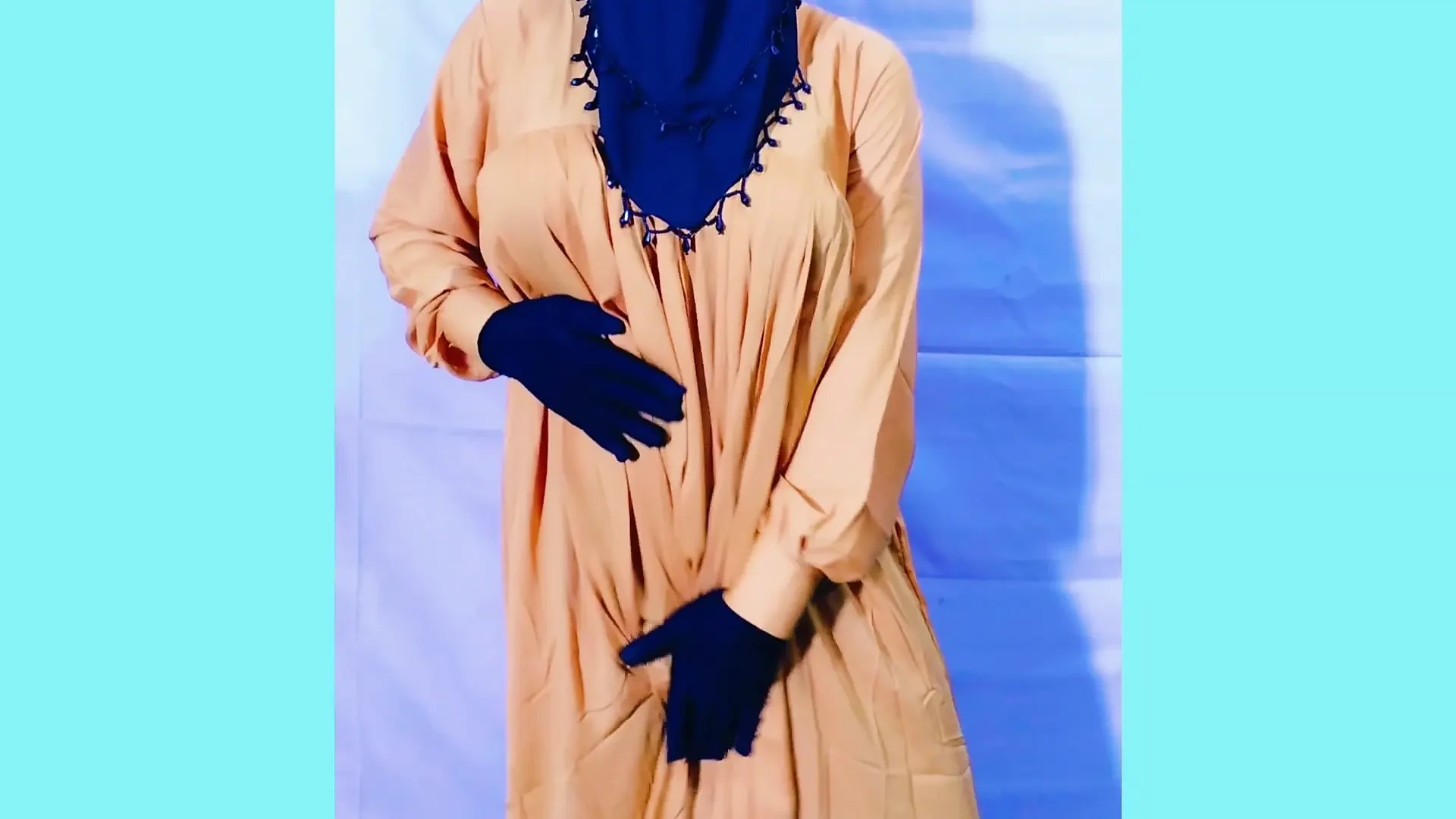 Beautiful Amena Bhabhi has sex indoors wearing a burqa and hijab