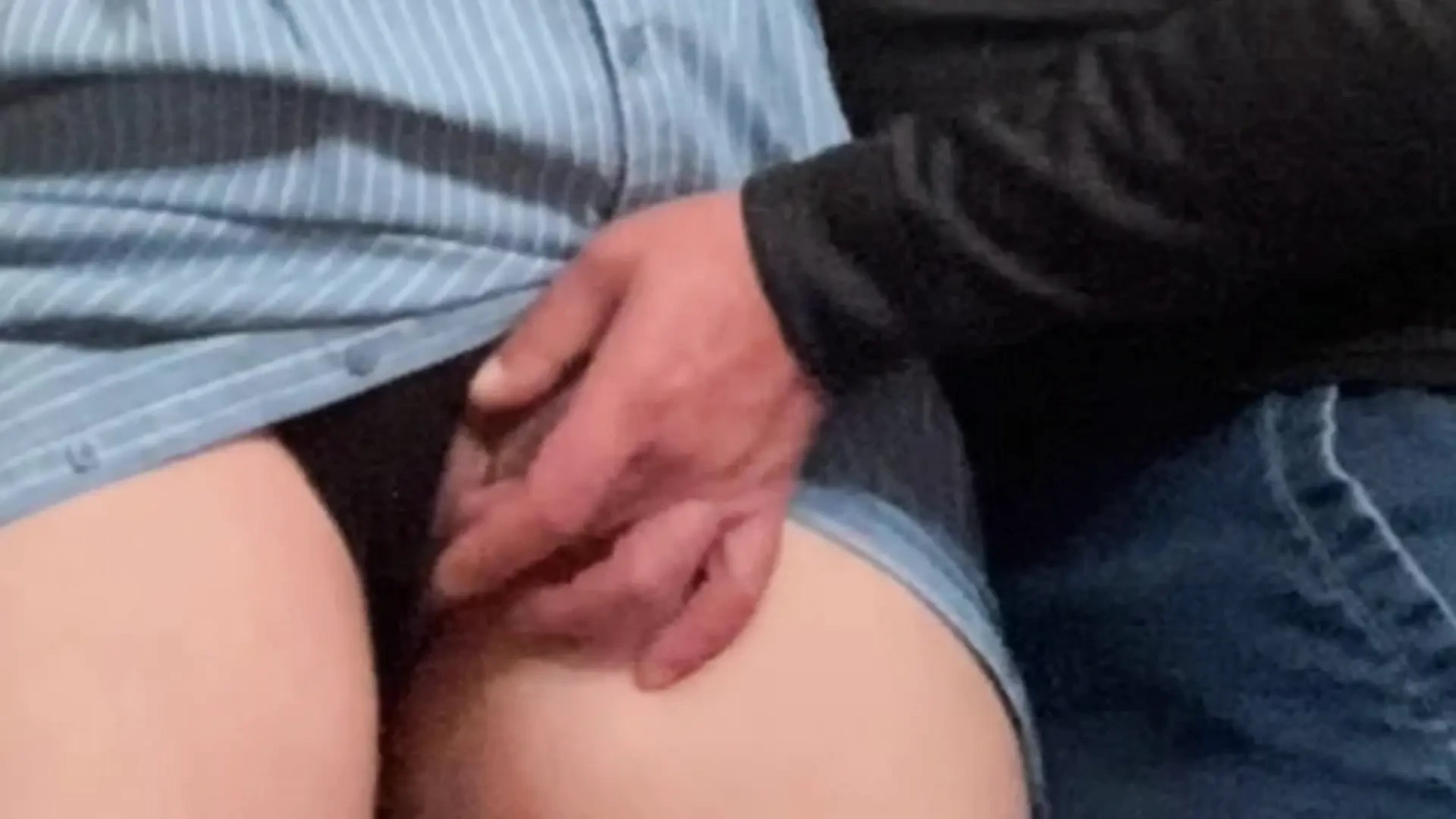 OMG!!! A Perverted Stranger Touched My Pussy on the Subway on the Way to College