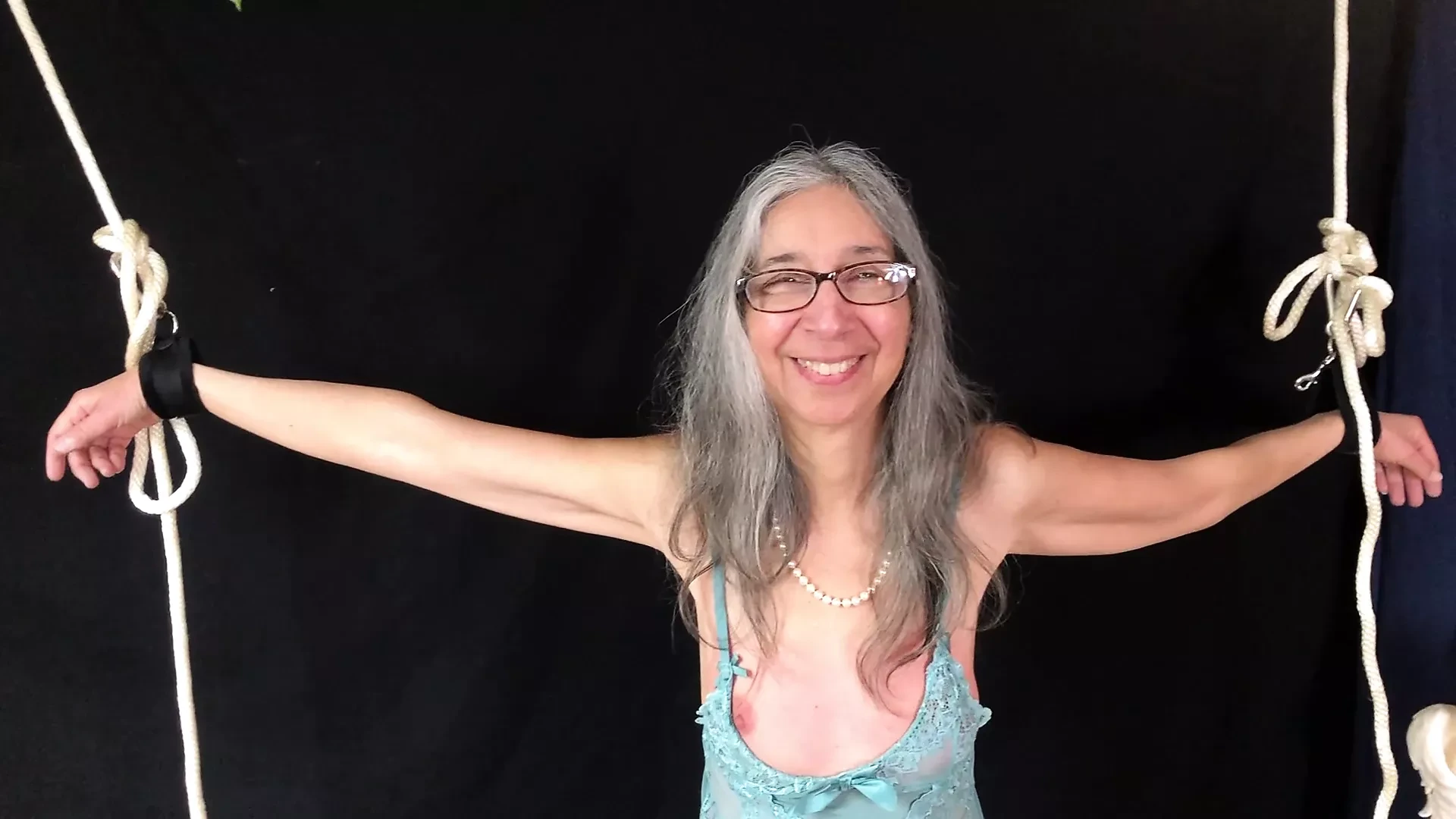 Sub Sarah, Homemade Mature Wife Bondage Footjob Masturbation