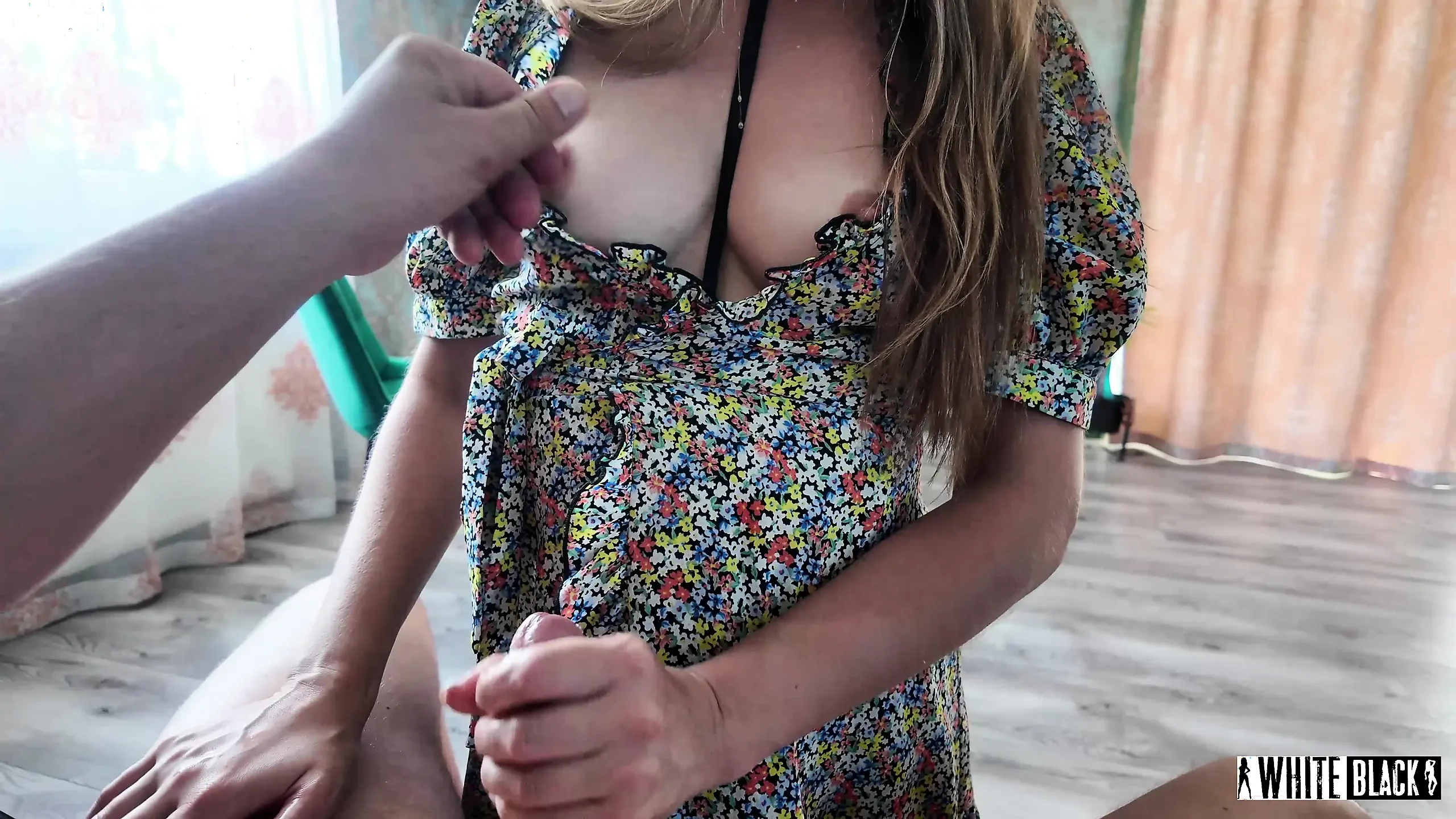 Someone else’s wife shows her lover how deep her slobbery throat is