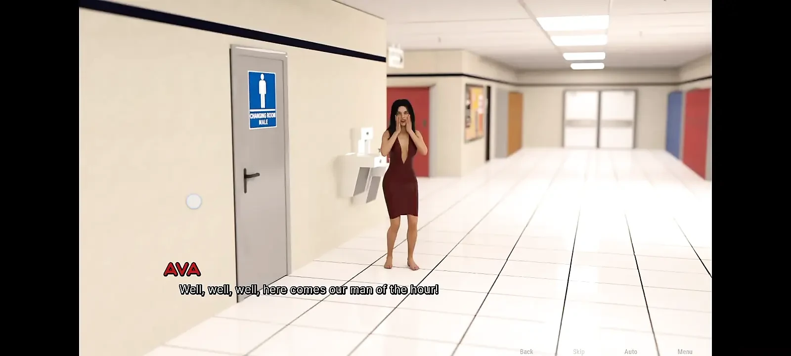 Shattered minds Gameplay Chloe Love swimming