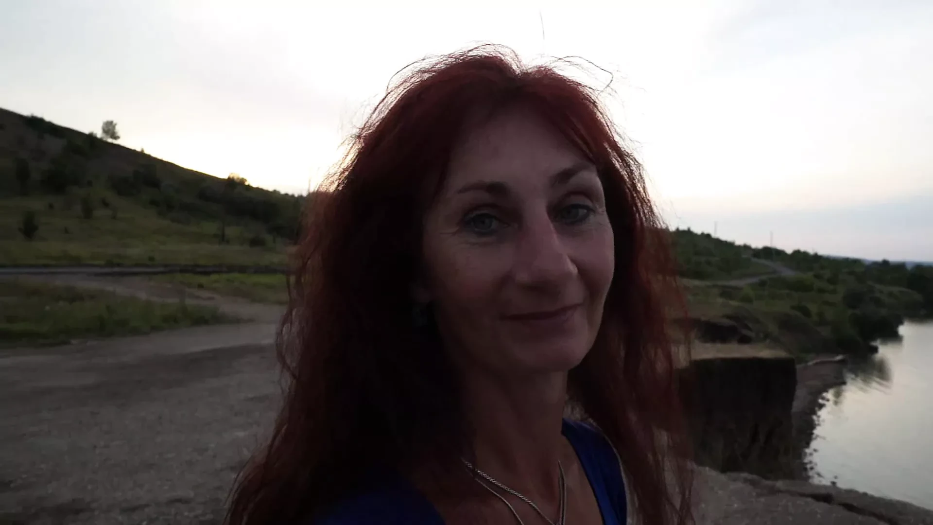 on the shore of the bay