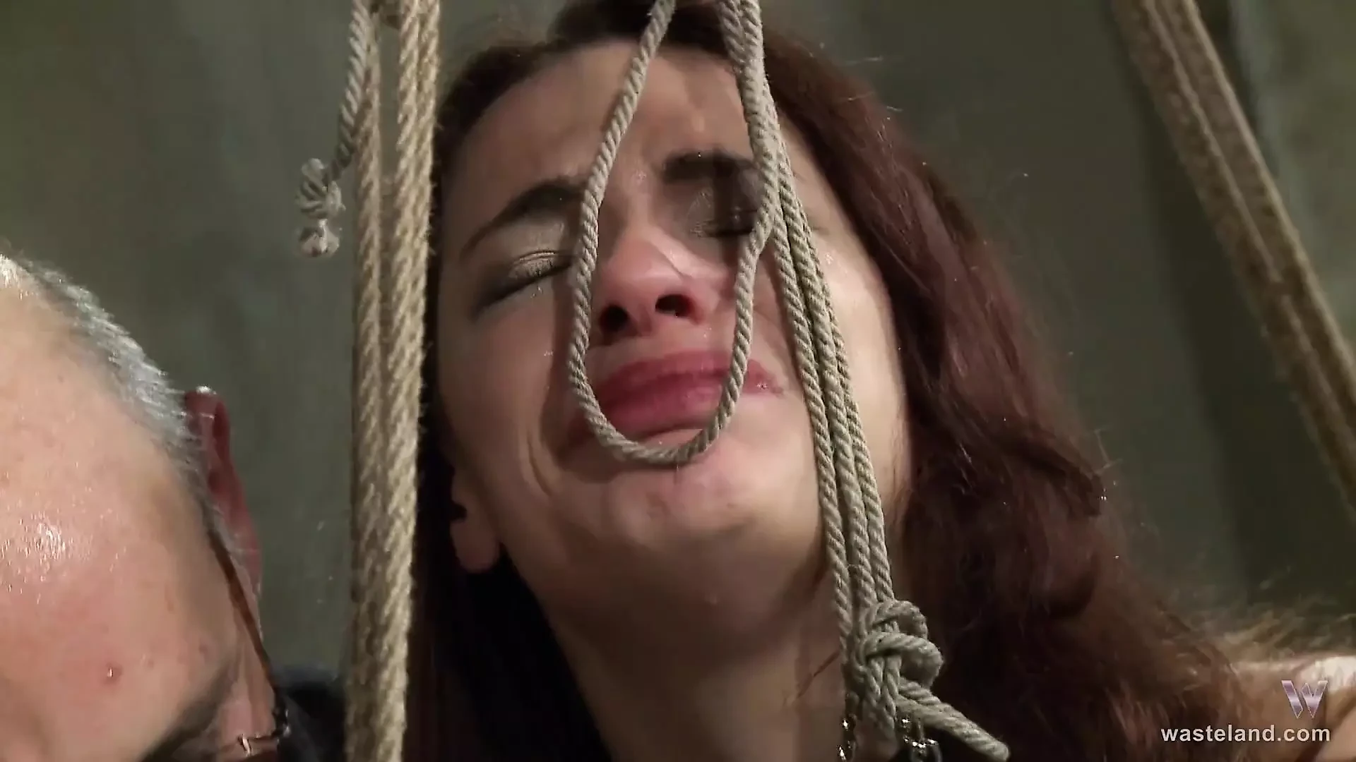 Daddy punishes his suffering slut