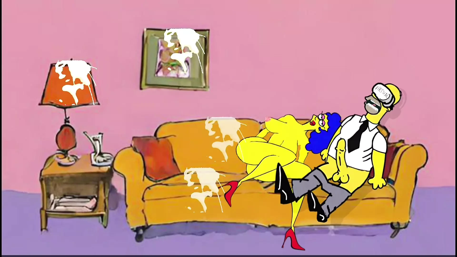 Neighbor Fucks Married Housewife While Her Husband Watches Porn