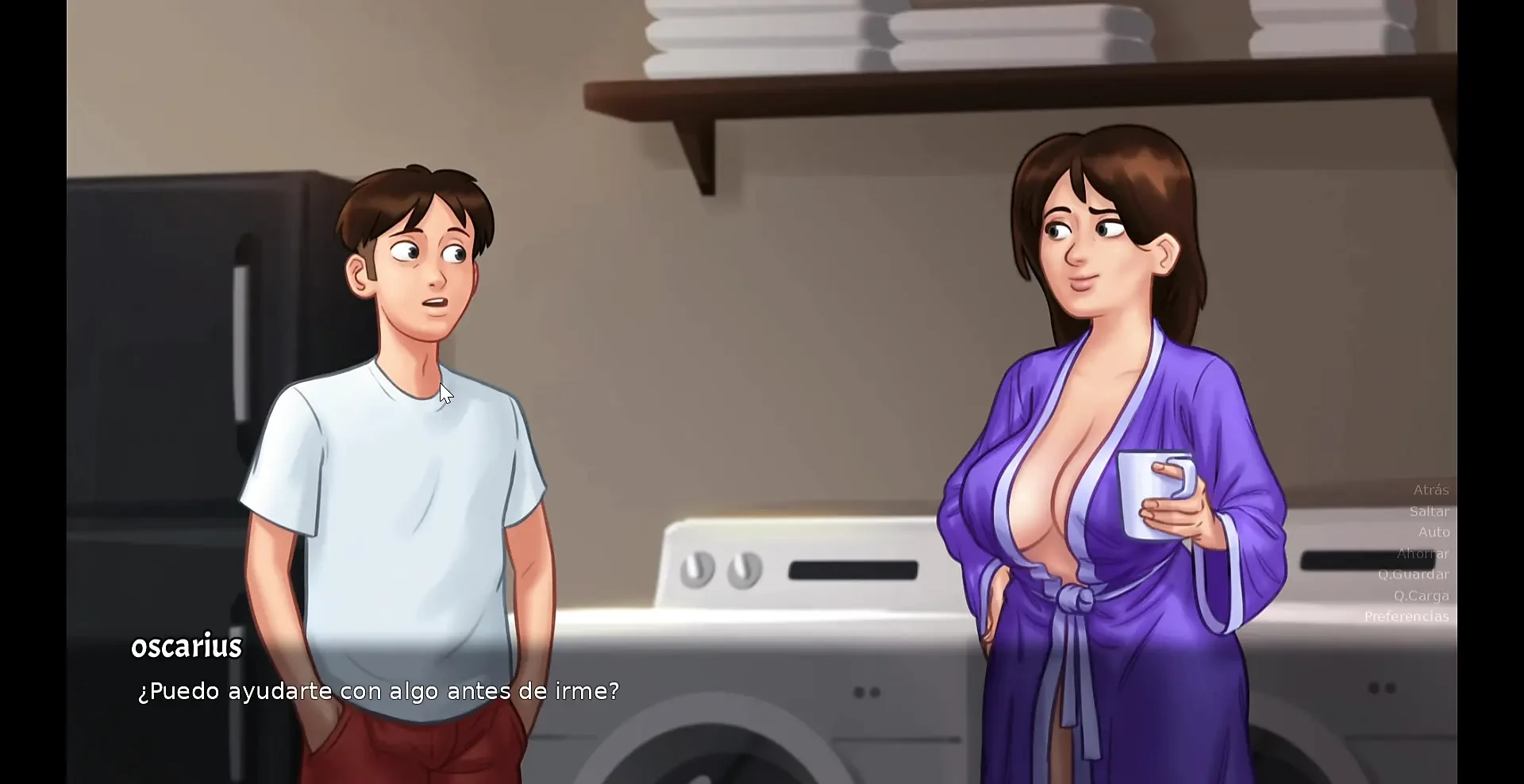 MY STEPMOM GETS ME MASTURBATING IN HER UNDERWEAR – Summertime Saga