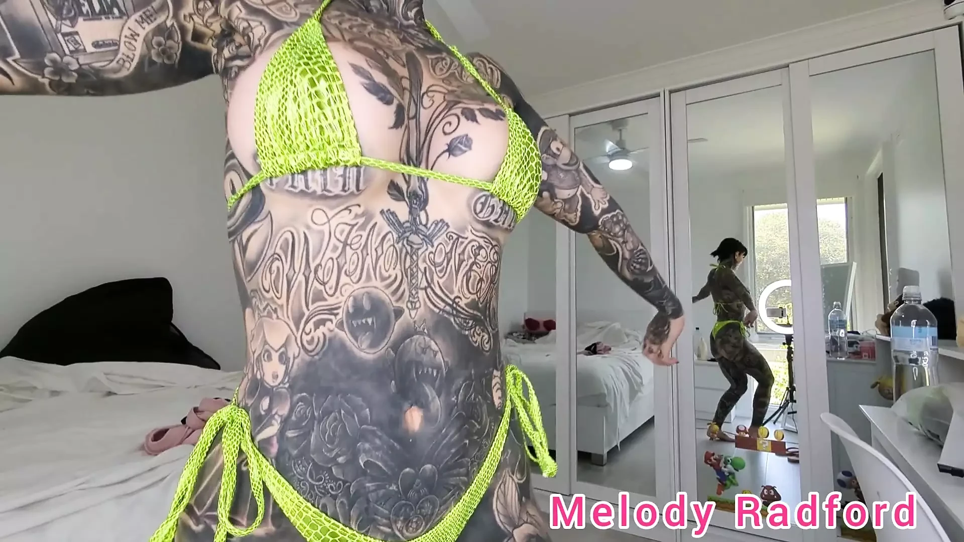 Yellow Snake Skin Micro Bikini Try On Haul Melody Radford Onlyfans