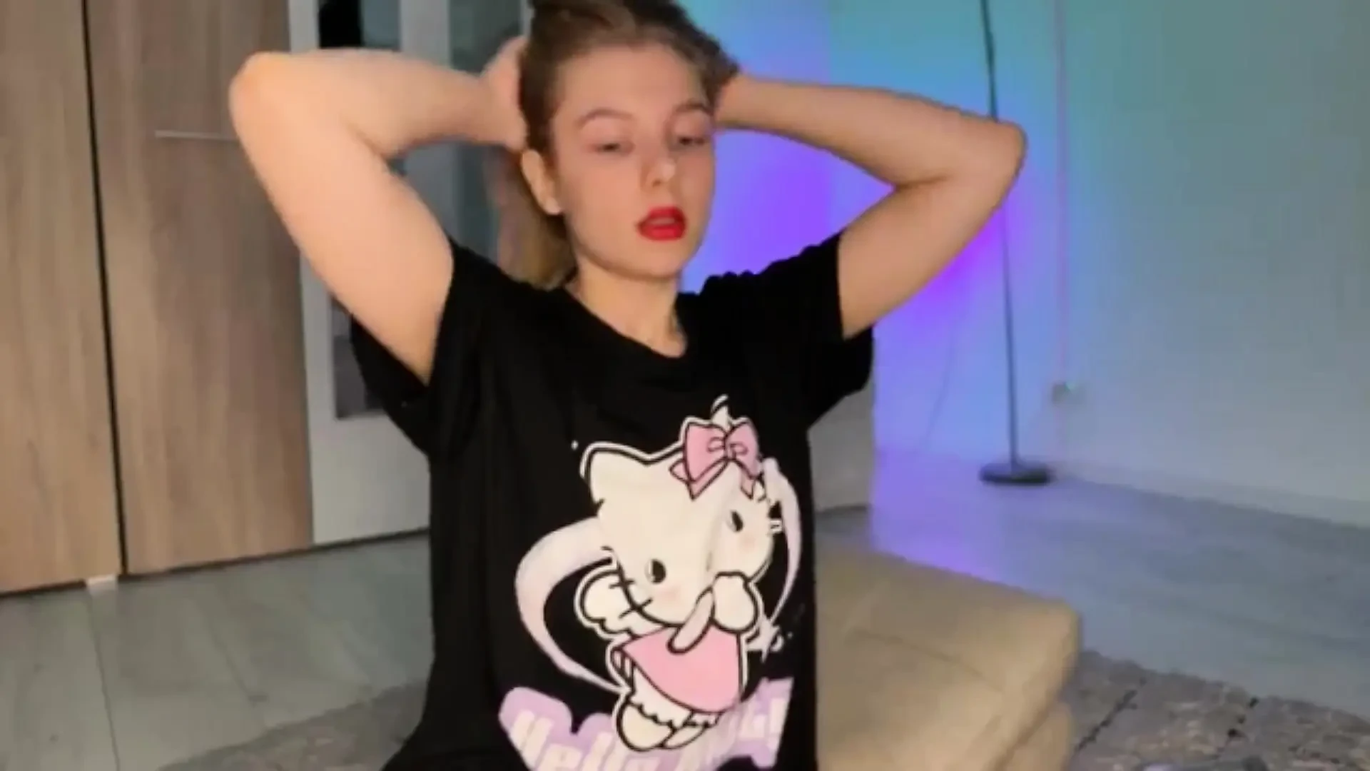 Natural Tits Playing