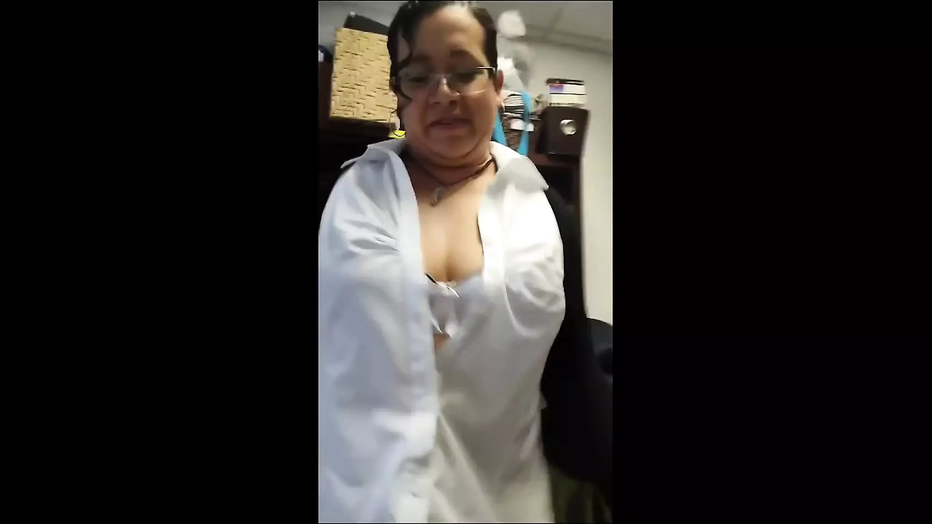 Submissive schoolgirl doing her homework