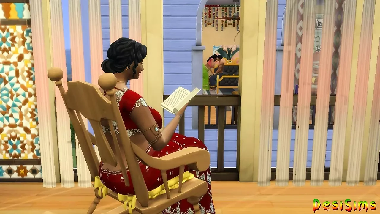 Hindi Version – Busty Landlord and Lakshmi Aunty cannot resist the young boy – WickedWhims