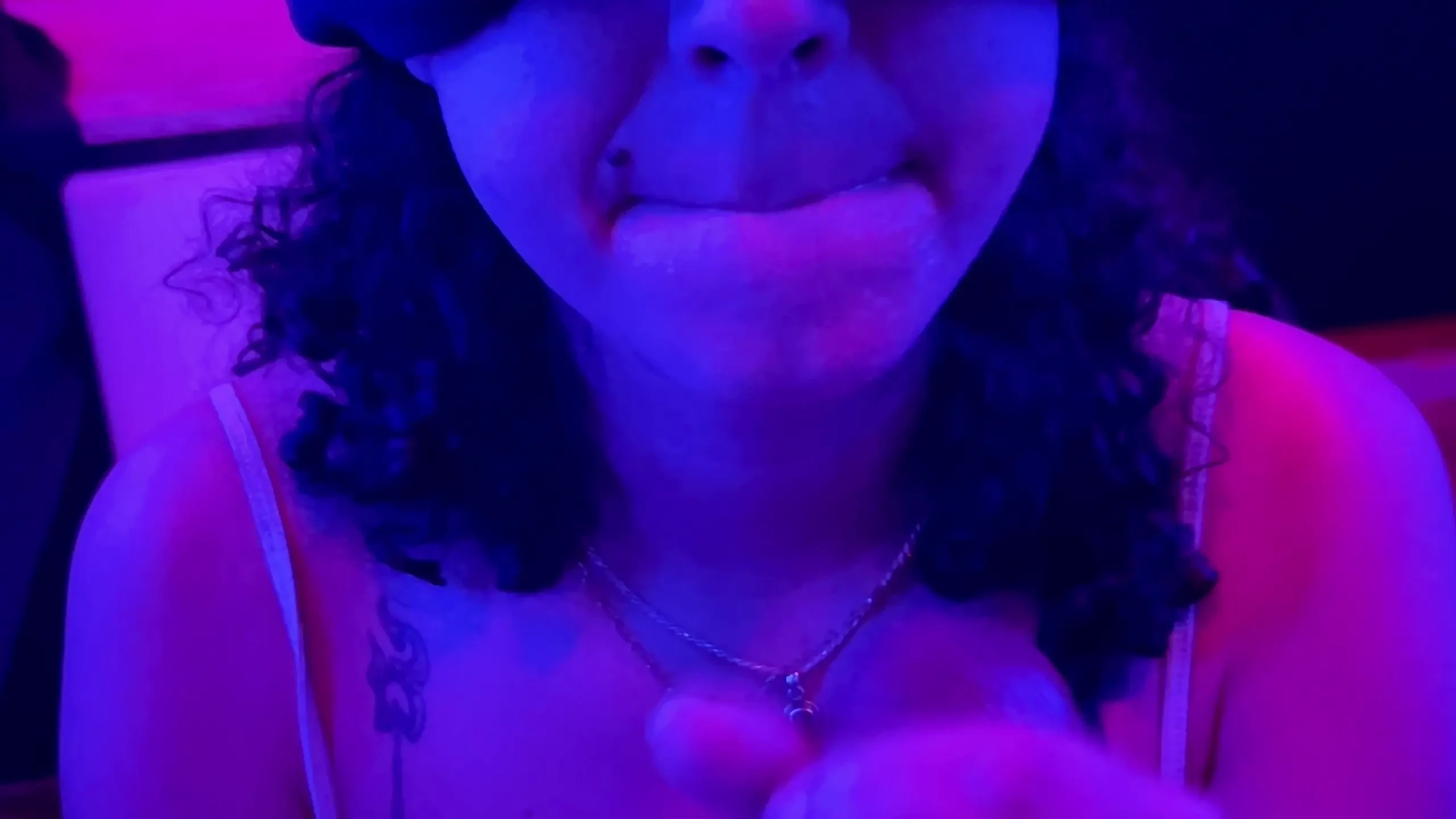 Latina gives best sloppy blowjob and swallows cum