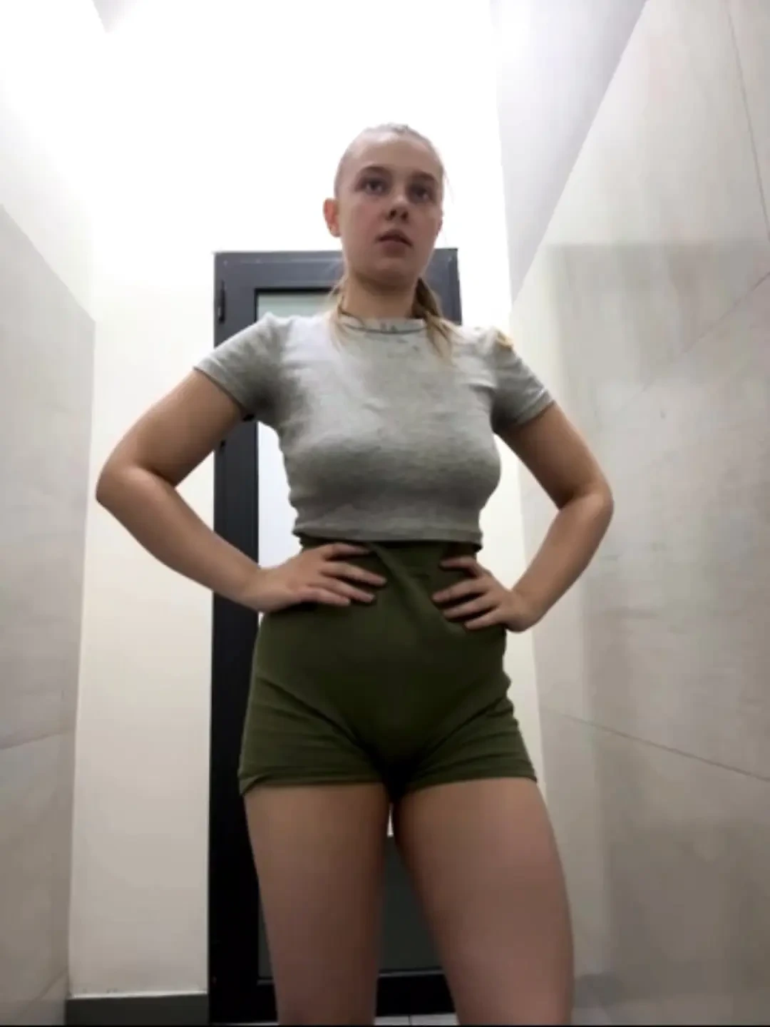 Passionate sex with a stranger after training