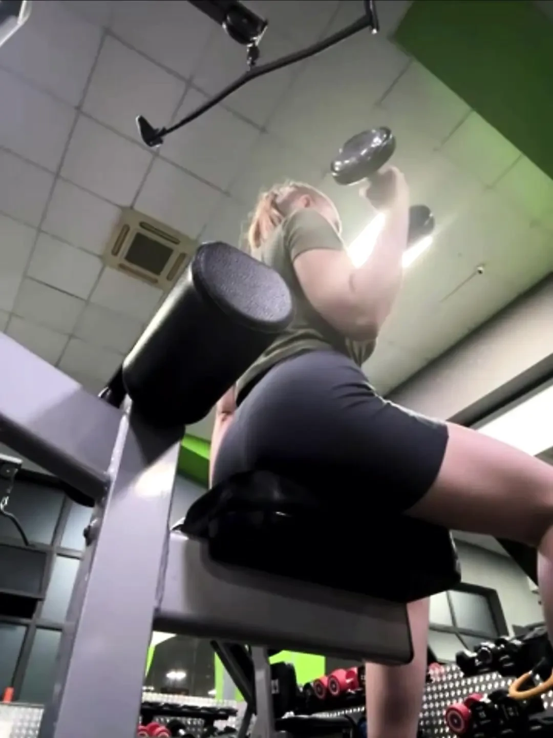 Fountain with jets in public space