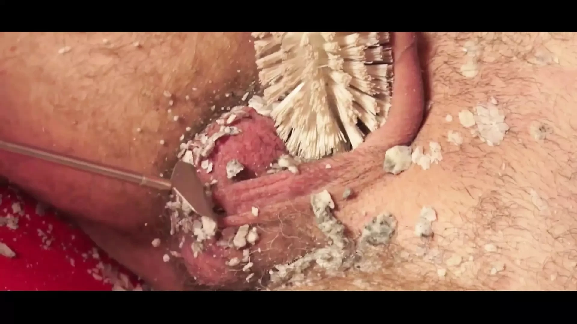 BDSM Horny Domina with Huge Tits Humiliates the Men. She Is the Boss