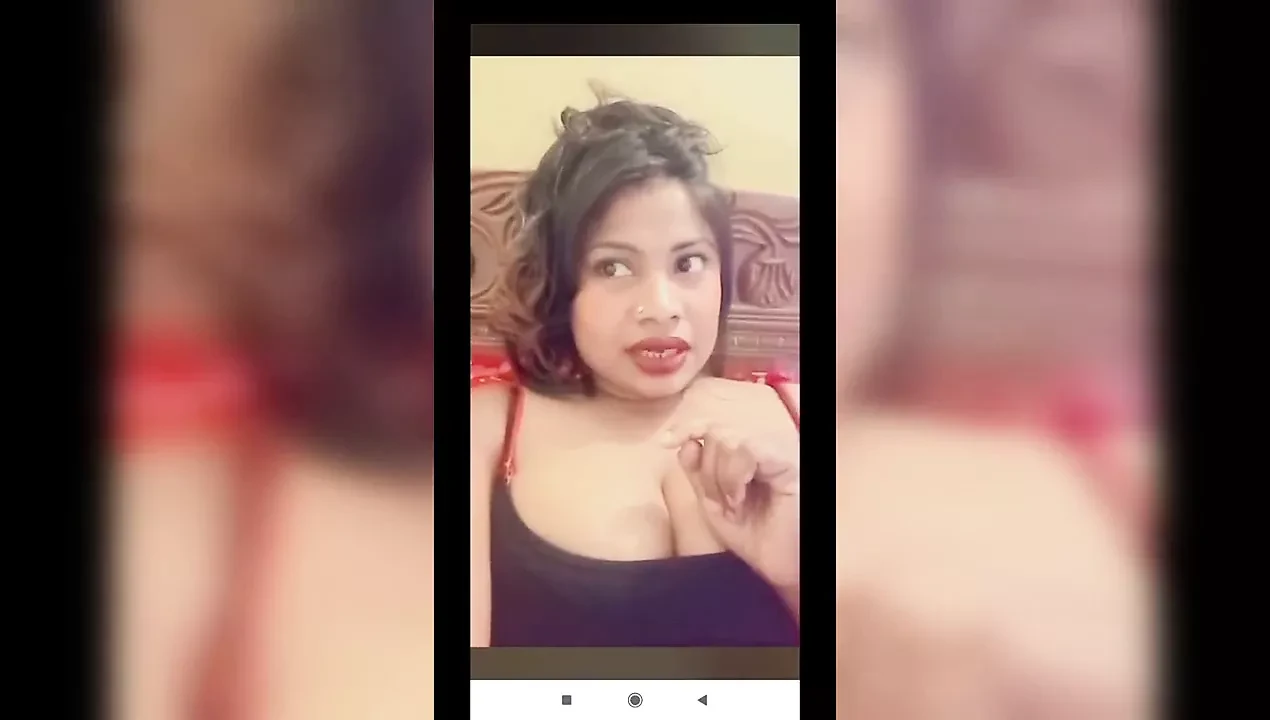 Rasmi Alon Wearing BLACK BRA and Showing HUGE BOOBs on Live Cam