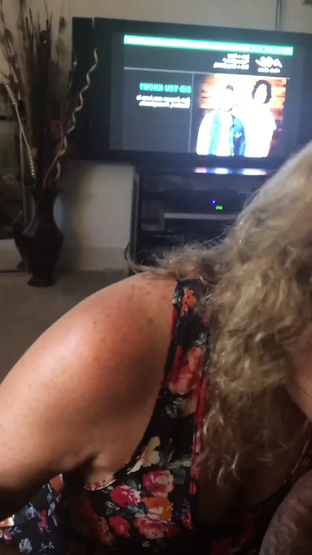 Ugly old scrubber suckin’ off the black cock