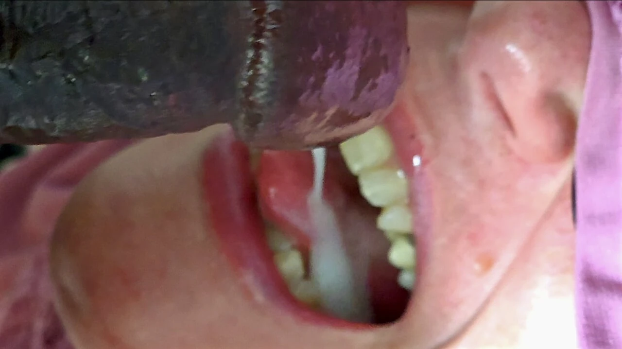 Gagging while swallowing Cum – Black cock jerking off lots of cum in my mouth, fat bbw ssbbw sucking and draining sperm load