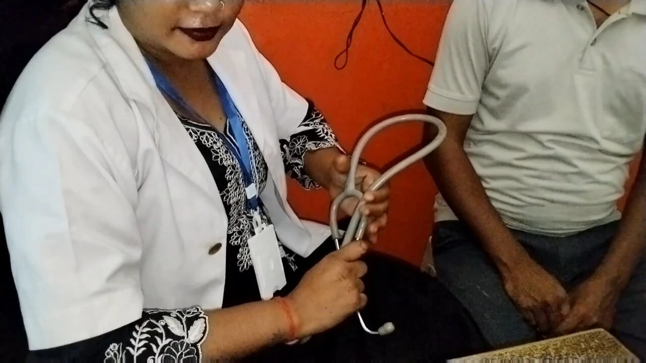 Seeing the sexy doctor, the boy’s mood became and both of them had sex