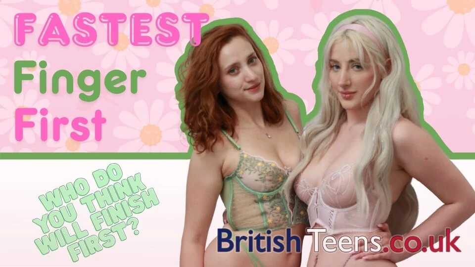 Blonde Babe and Sexy Redhead Compete to Cum First