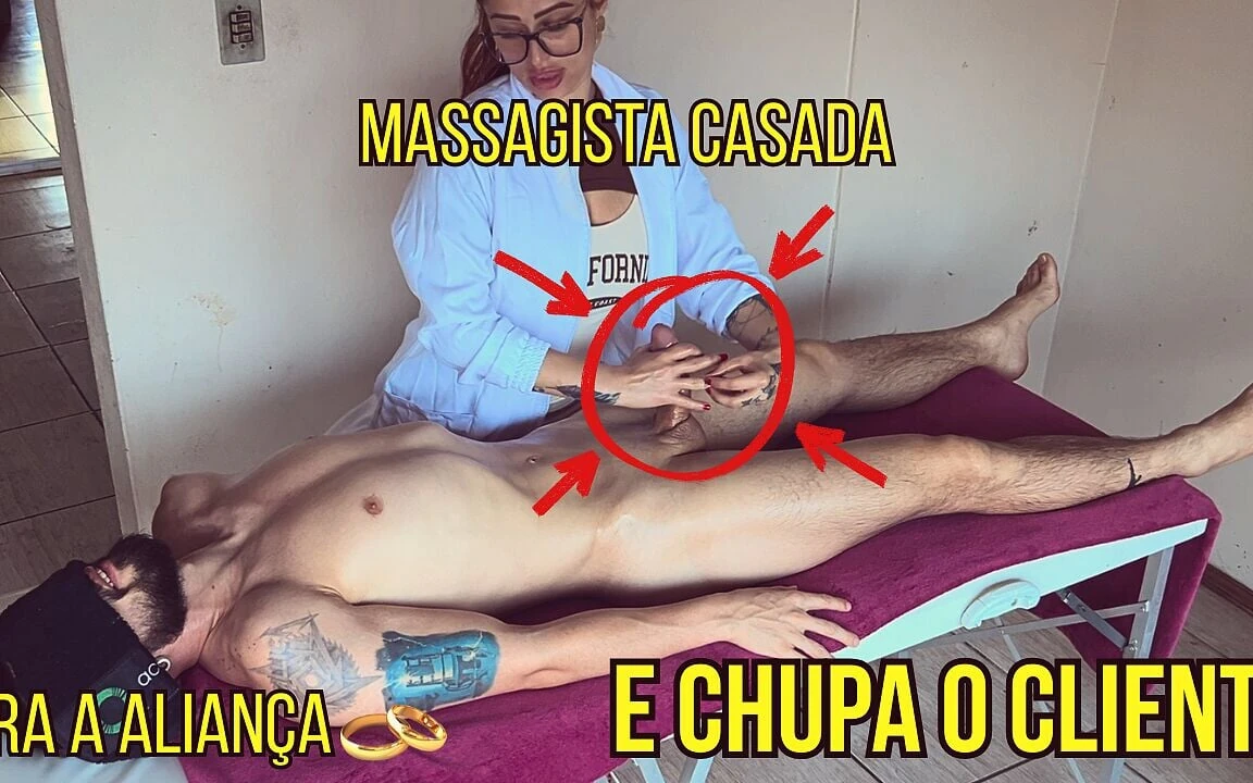 Married Masseuse Takes off Wedding Ring and Gag on Milk – Explosive Happy Ending Massage