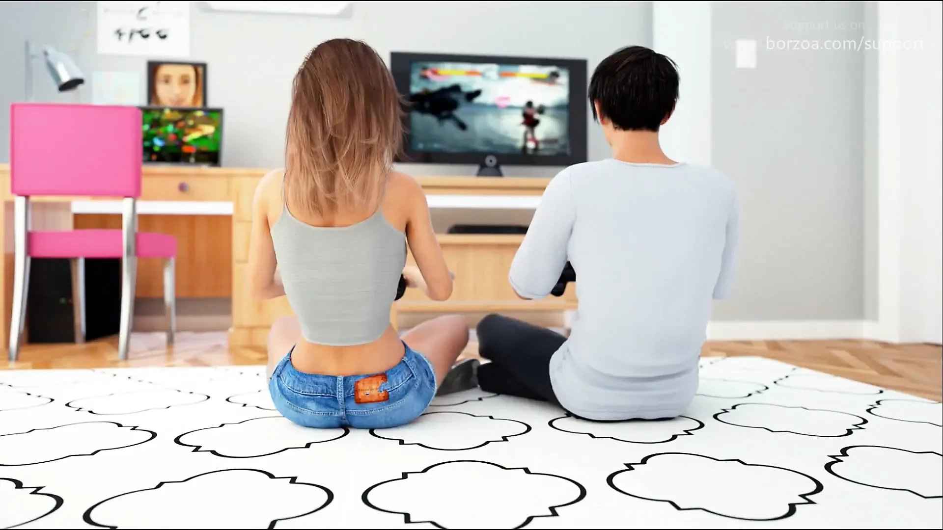 I was super horny when my stepbrother put his boxers down. I gave him my first blowjob ever. Milfy city, Sara, part 1/4