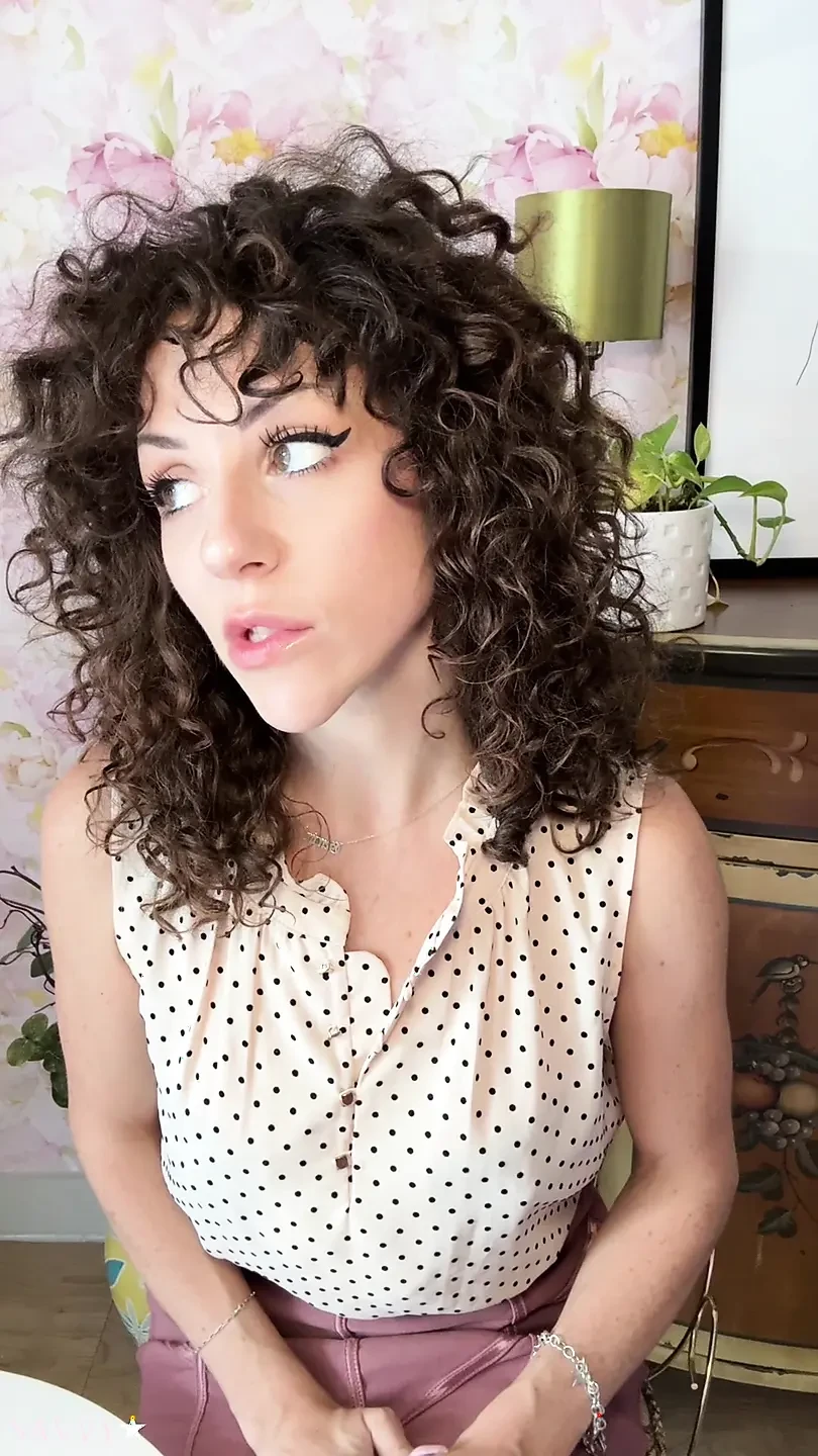 Teacher with Curly Hair Takes Advantage for Extra Grade