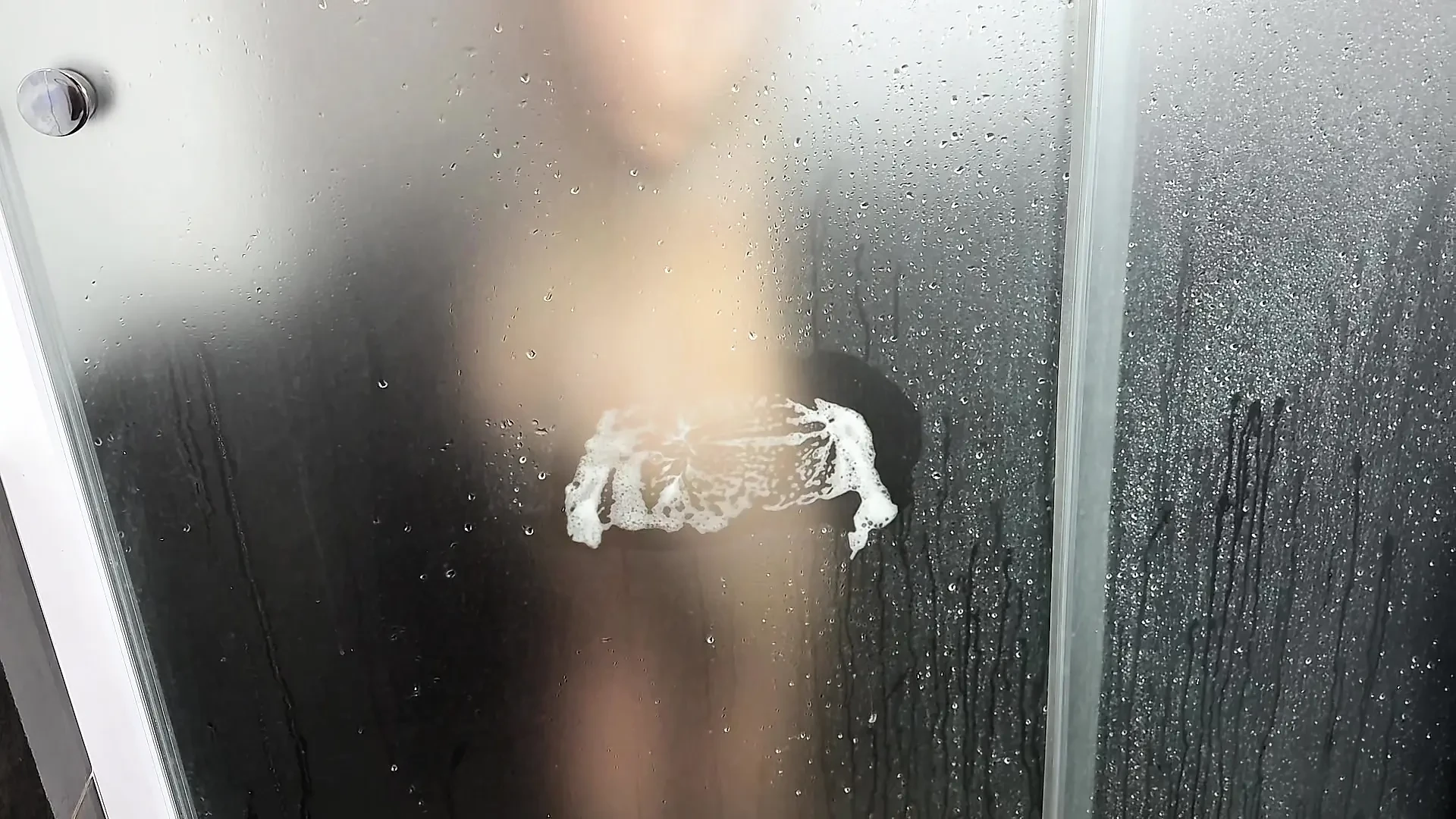 Gorgeous passionate sex in the shower with a girlfriend