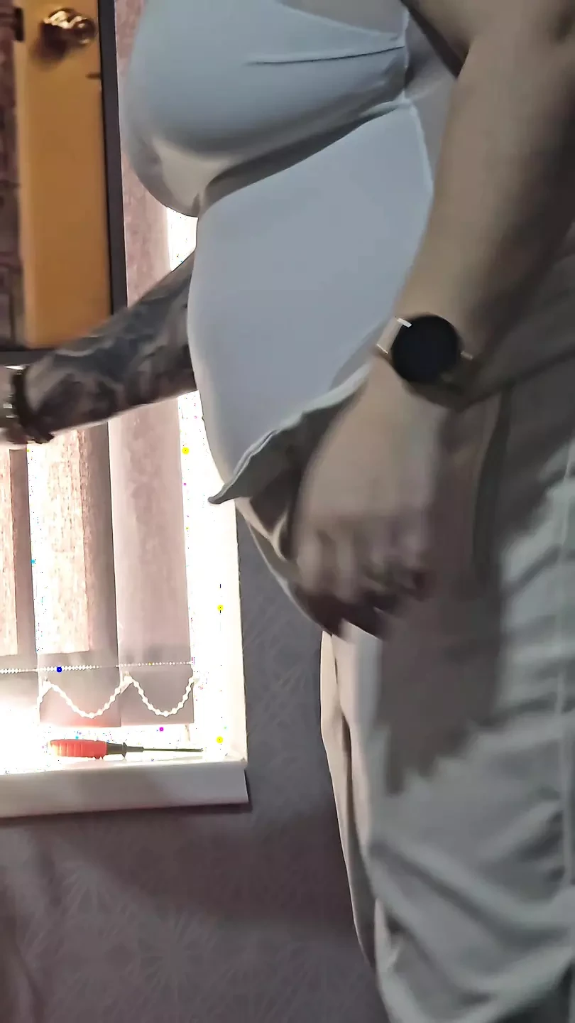 Step mom change her clothes in front of step son