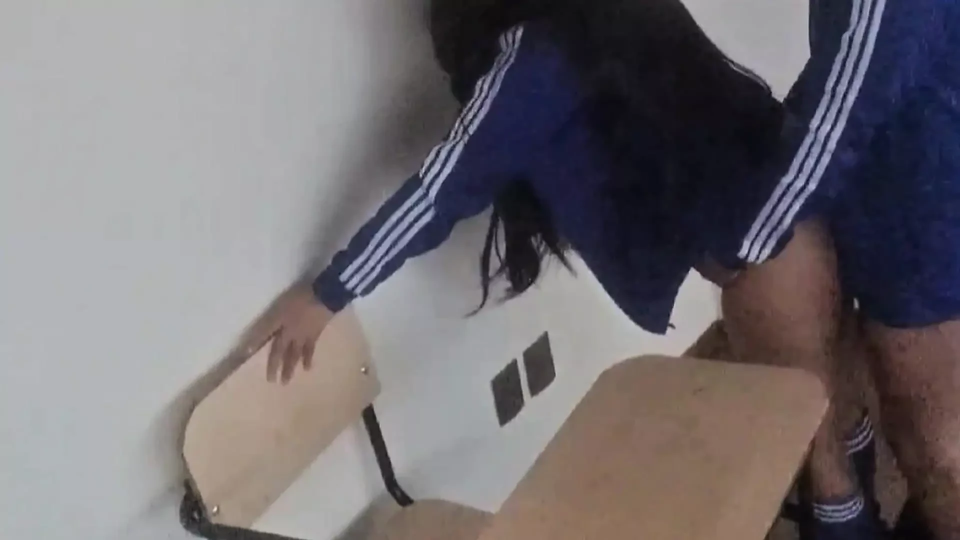 The schoolgirl told me to fuck her after her math class, she gives me her ass for homework PART 2