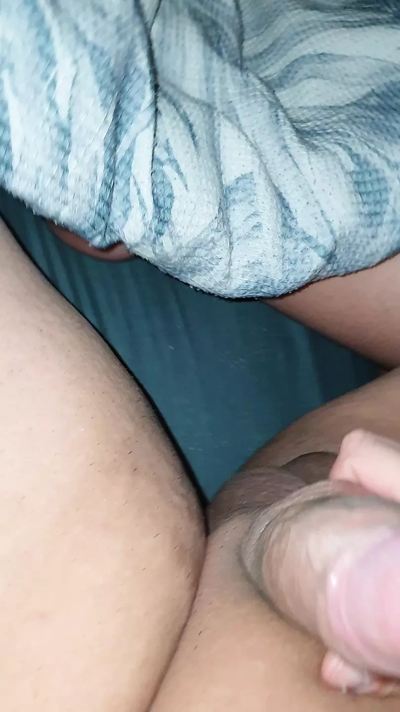 Step mom is going to handjob Indian step son big dick