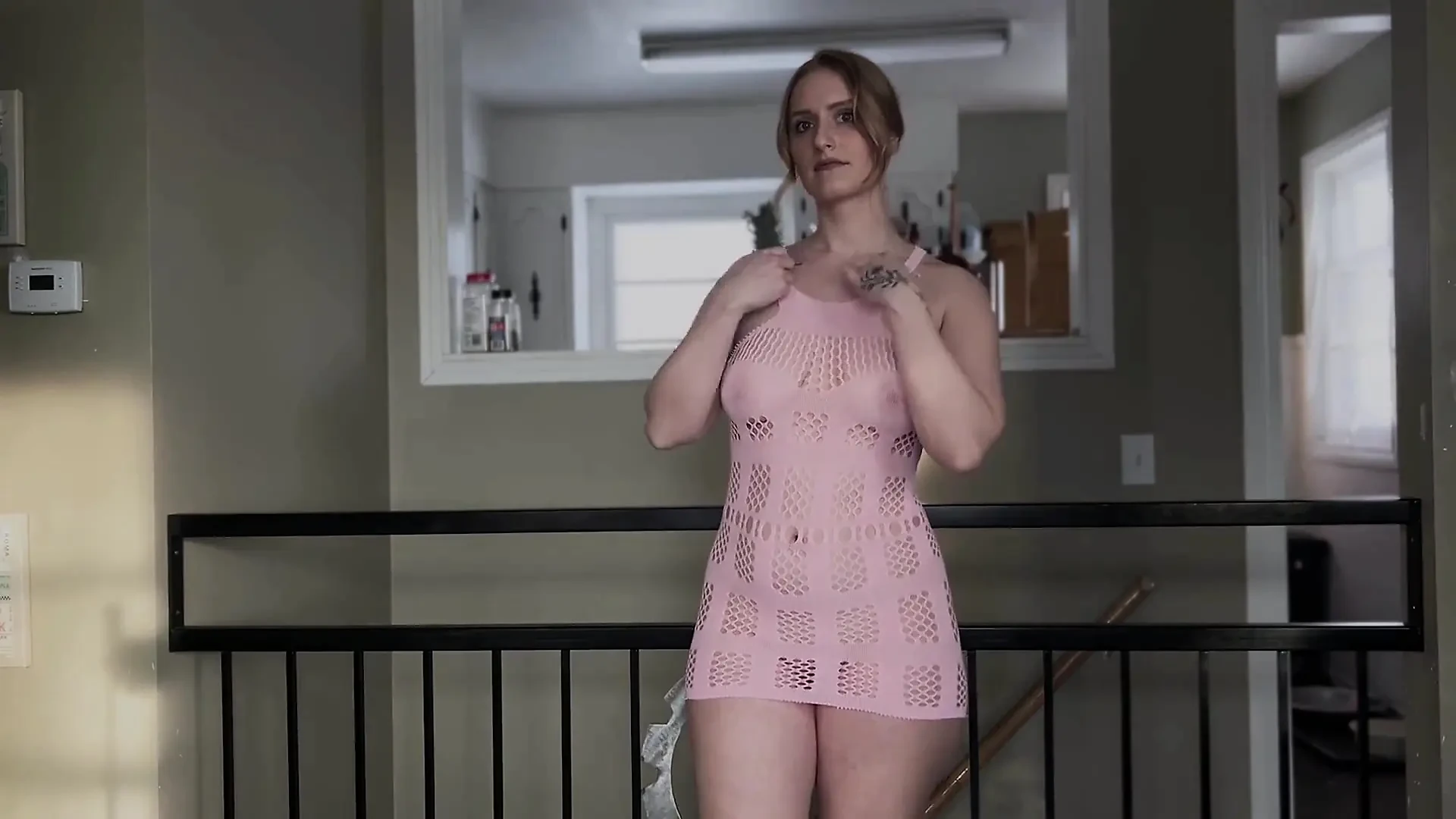 4K Transparent Lingerie Try on
