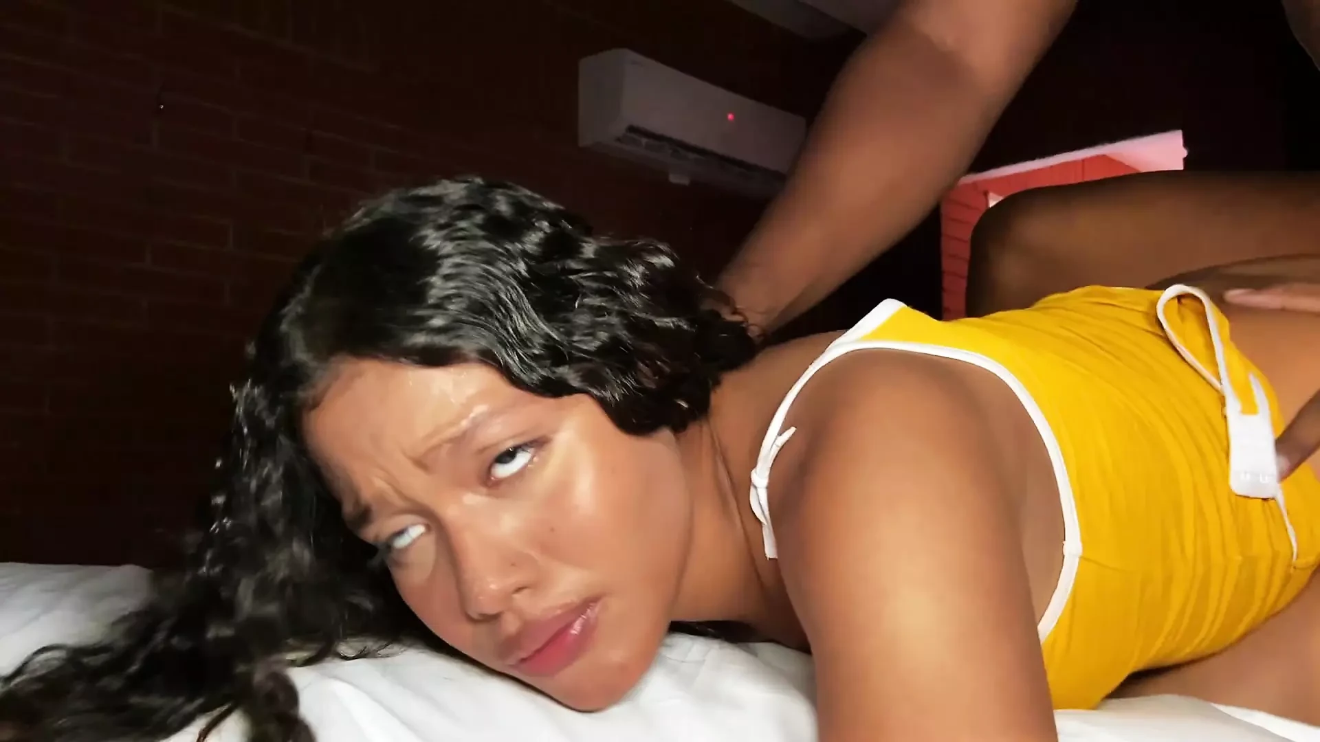 Petite gets her pussy fucked hard