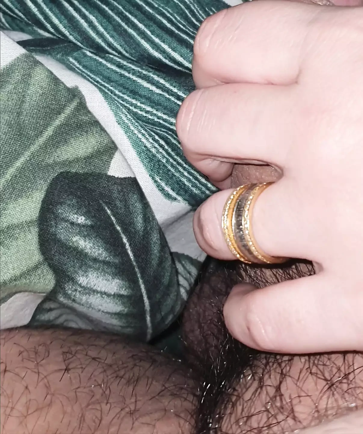 Step mom get caught up handjob step son dick under blanket