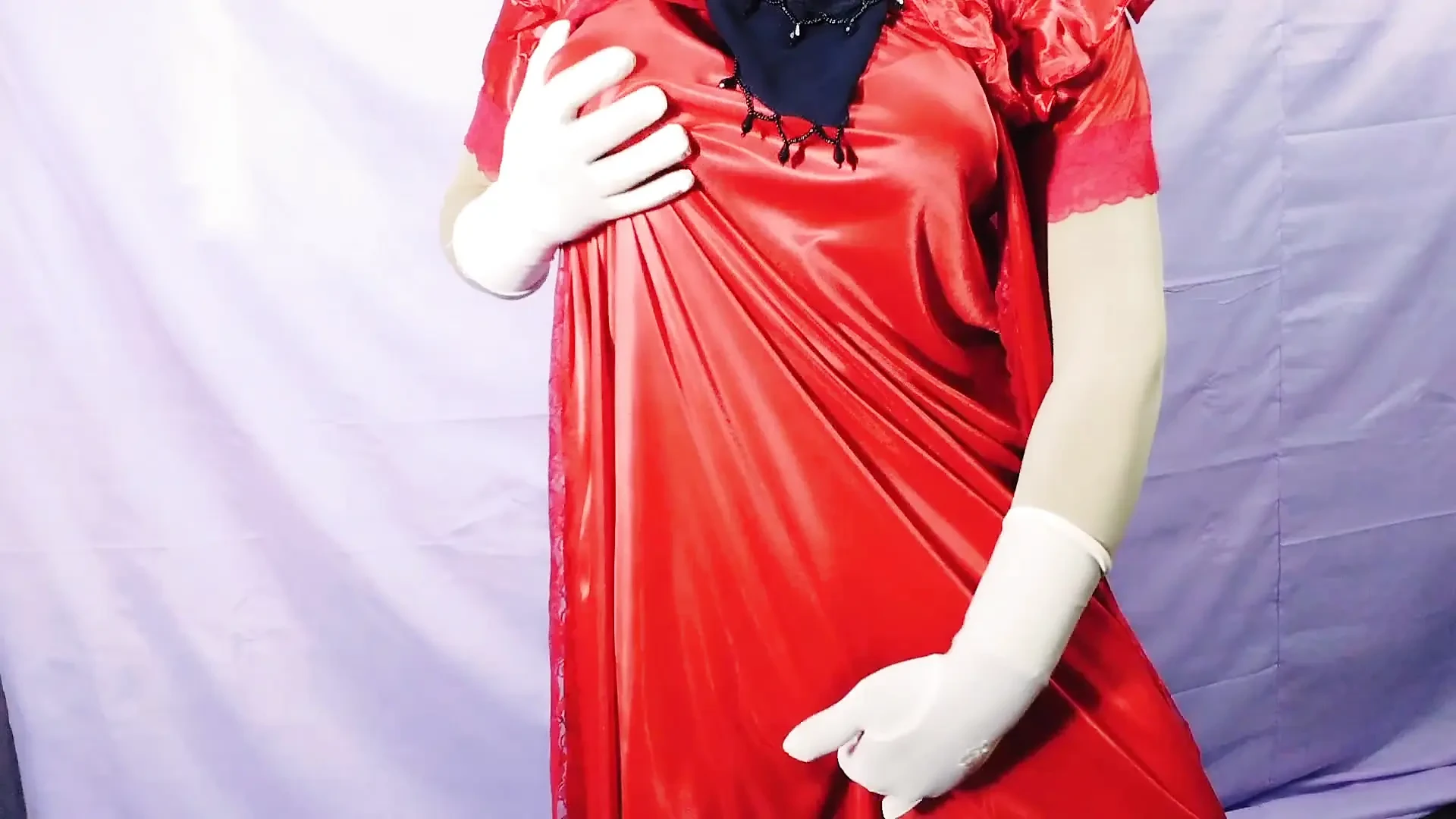 Beautiful village woman with a stranger