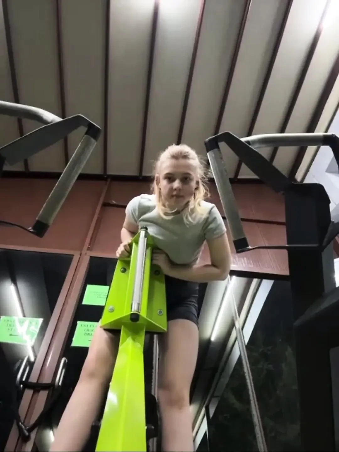 Crazy fucking in the gym