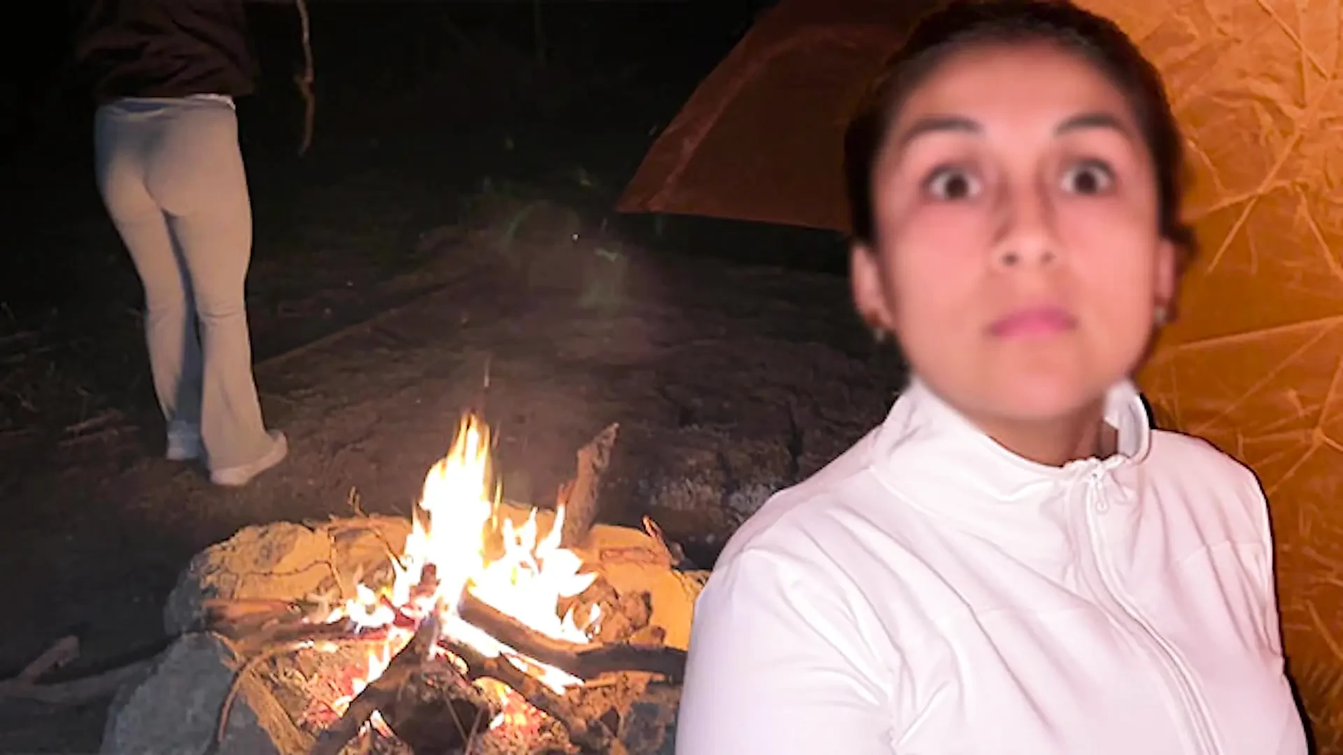 I invited my best friend’s girlfriend to go camping near Screaming Mountain.