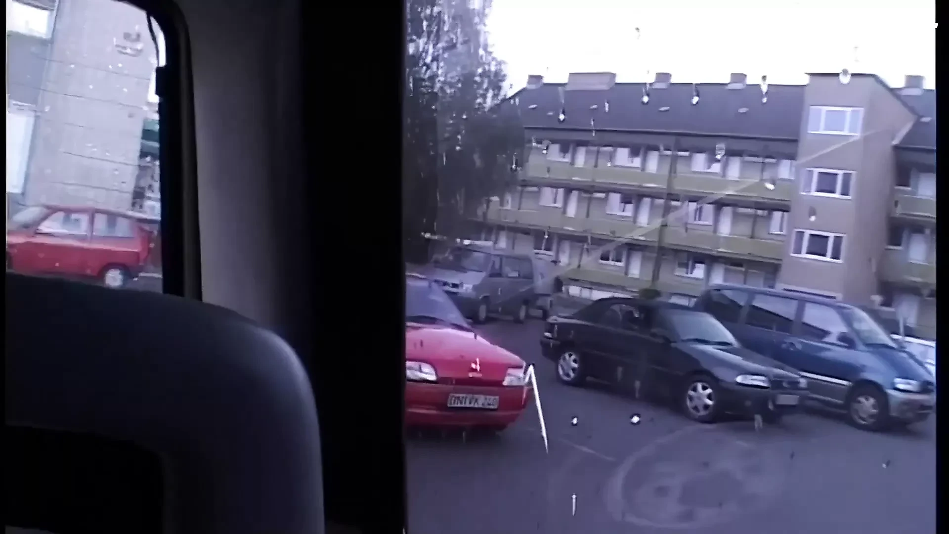 Im Auto benutzt wie ein stueck Fleisch