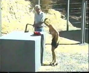 Blonde with a sweet ass gets whipped